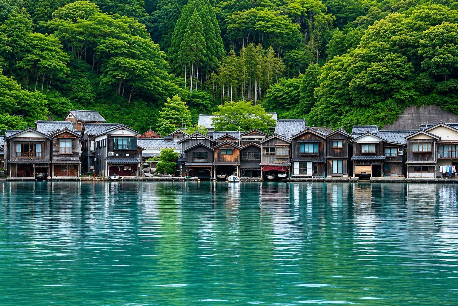 舟屋の風景