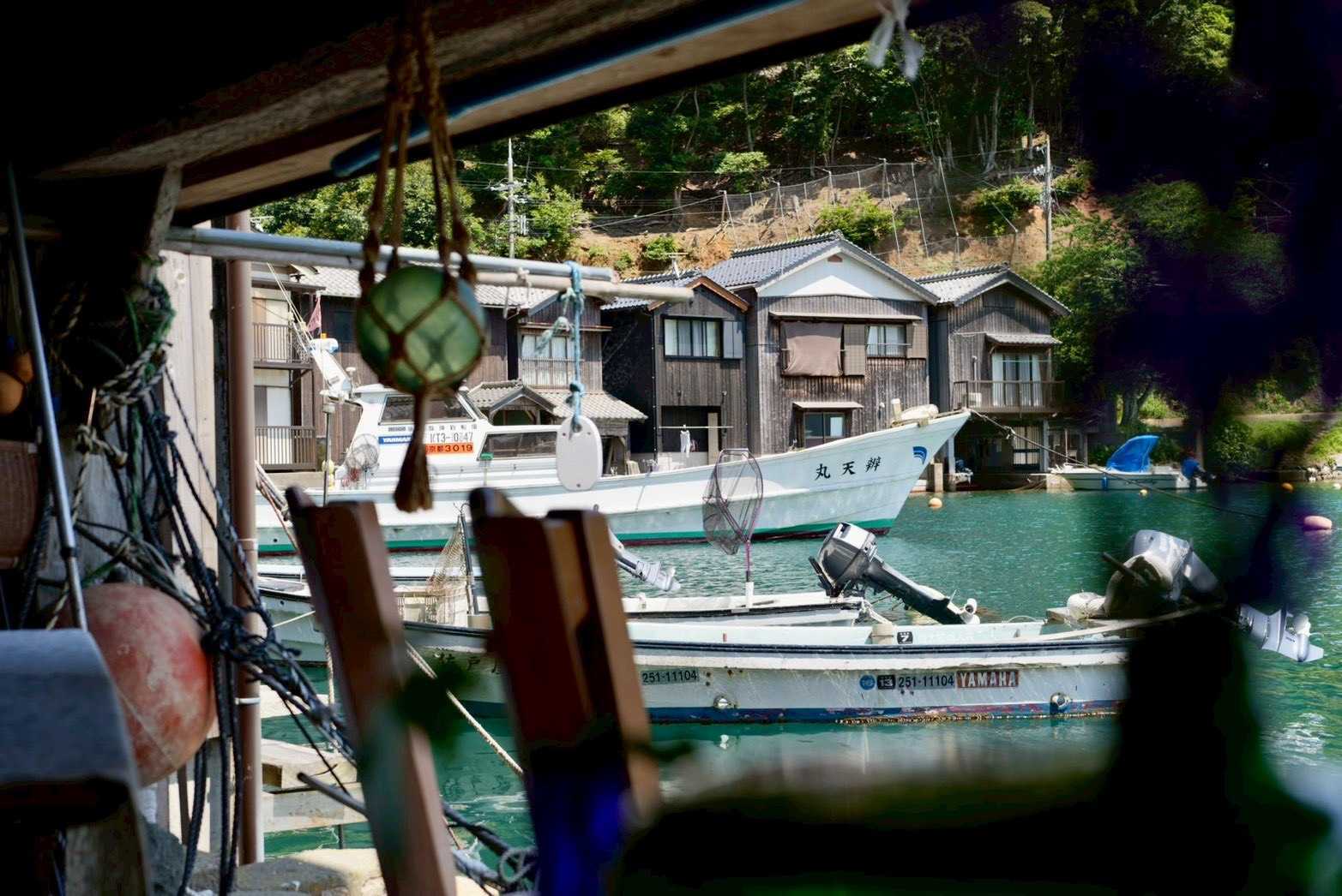 舟屋の風景